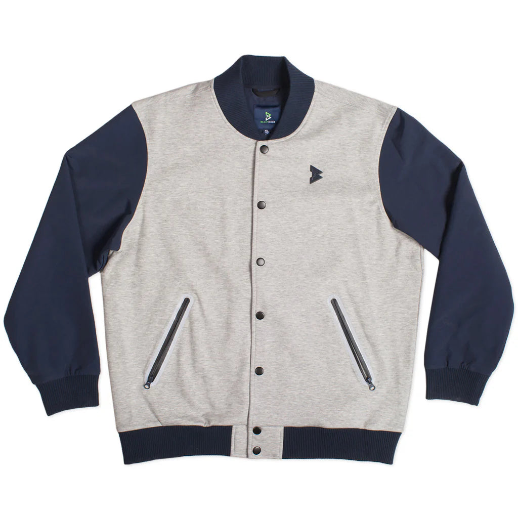Technical Bomber (Grey Heather/Navy)