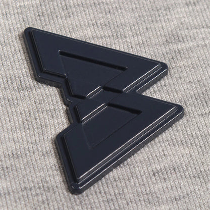 Technical Bomber (Grey Heather/Navy) Logo