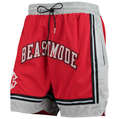 Beastmode Jersey Shorts (Red/Grey/Black)