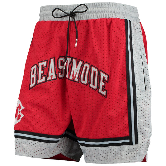 Beastmode Jersey Shorts (Red/Grey/Black)